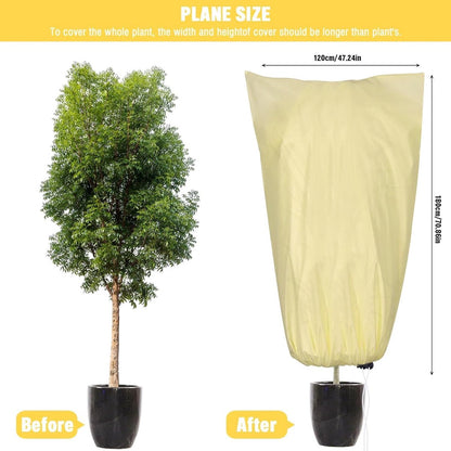 Winter covers for outdoor plants 120x180 cm - 2-pack - Frost protection - Reusable - With drawstring V1188-MS101-00962-1