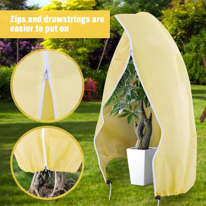 Winter covers for outdoor plants 120x180 cm - 2-pack - Frost protection - Reusable - With drawstring V1188-MS101-00962-1