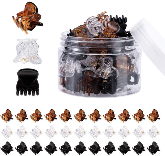 Hair Clips - 36 Pieces 3 Colors - Mini Size 1/2 Inch - Strong Grip for Children and Adults V1188-MS101-00963-1