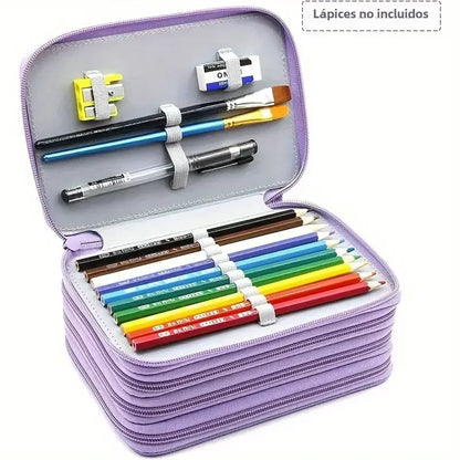 Pencil Case - Multifunctional pencil case with lid - 72 compartments, 4 layers, large capacity - Portable - V1188-MS101-00968-1