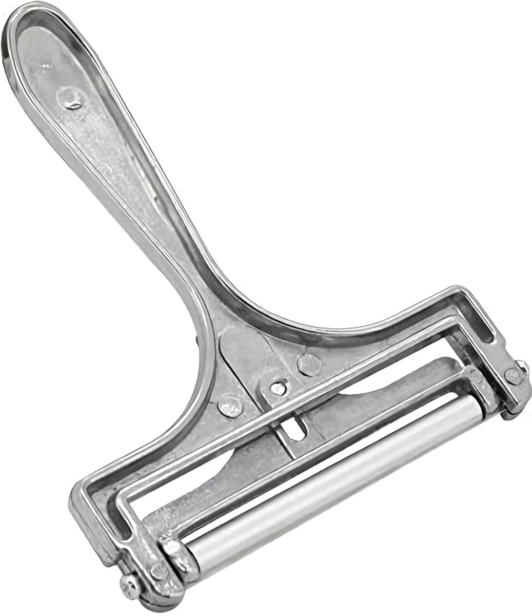 1 Piece Stainless Steel Cheese Slicer with Adjustable Thickness - For Soft, Semi-Hard Cheeses & Cheddar - V1188-MS101-00969-1