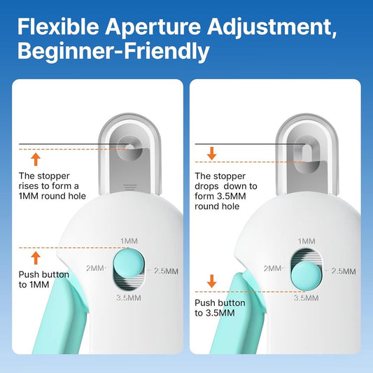 Electric Nail File - Dog Nail Clipper - Cat Nail Clipper - Dog Nail File - With Adjustable Trimming Hole in 3 V1188-MS101-00982-1