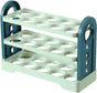 Egg Basket 30 Compartments 3 Layers - Dark Blue Flip-Down - With Handle for Refrigerator V1188-MS101-00993-1