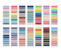 Color index stickers 2000-piece 1.6x0.5 inch - PET, page markers V1188-MS101-00997-1