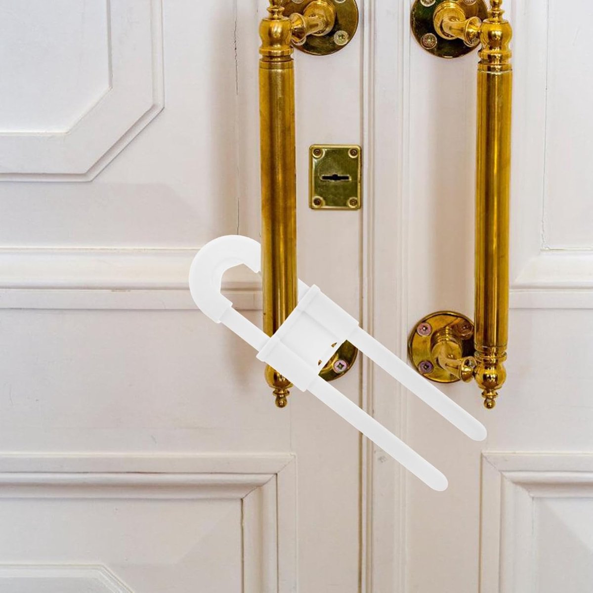Child lock cabinets - Cabinet security for children - for cabinets and refrigerators - 5 pieces - White V1188-MS101-01001-1