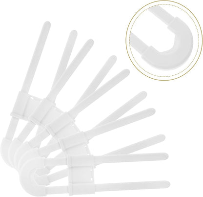 Child lock cabinets - Cabinet security for children - for cabinets and refrigerators - 5 pieces - White V1188-MS101-01001-1