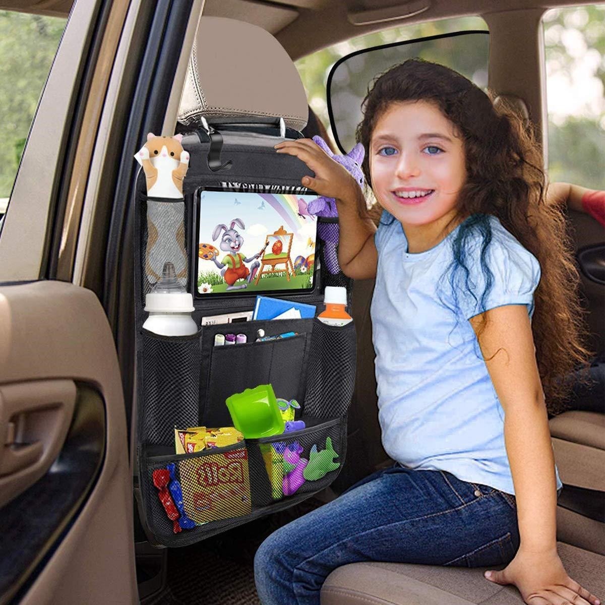 Back Seat Organizer 2-piece - 40x60cm, for children/iPad V1188-MS101-01004-1