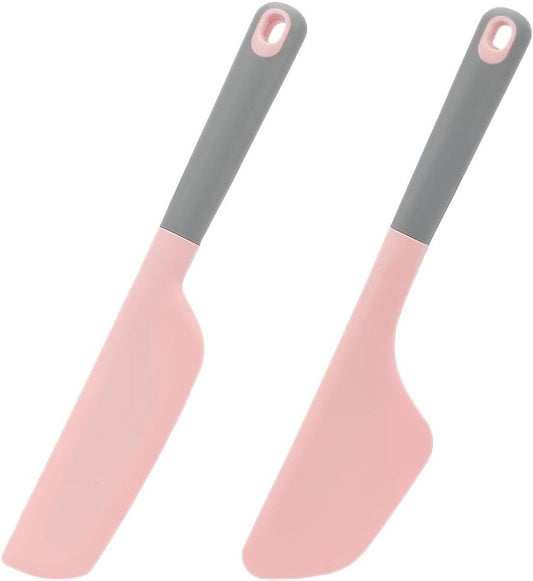 2-piece silicone cake scraper - non-stick baking tool - easy to clean and store - essential kitchen tool set V1188-MS101-01006-1