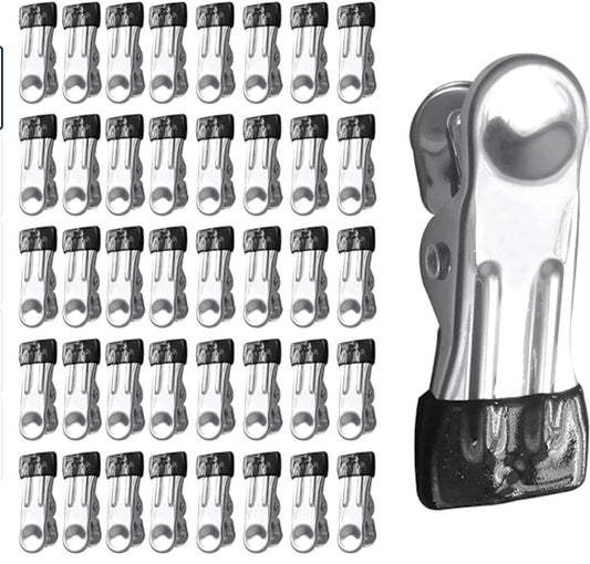 Stainless Steel Clothes Clips 40-piece - Strong, for outdoor use V1188-MS101-01017-1