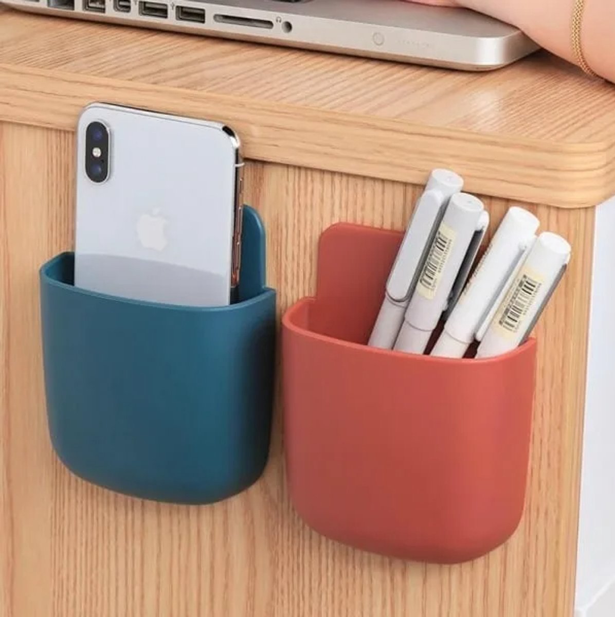 6-Piece Phone Wall Mount - Punch-Free, Storage Function V1188-MS101-01019-1