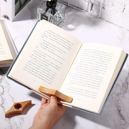 Wooden bookmark - 3 pieces, various sizes, wooden bookmarks - reading accessories, gifts - for readers, book V1188-MS101-01028-1
