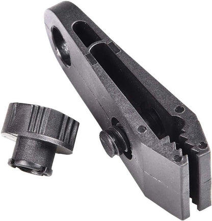 Tarp Clips & Bungee Cords 10-piece - Heavy Duty, for tents/banners (black) V1188-MS101-01030-1