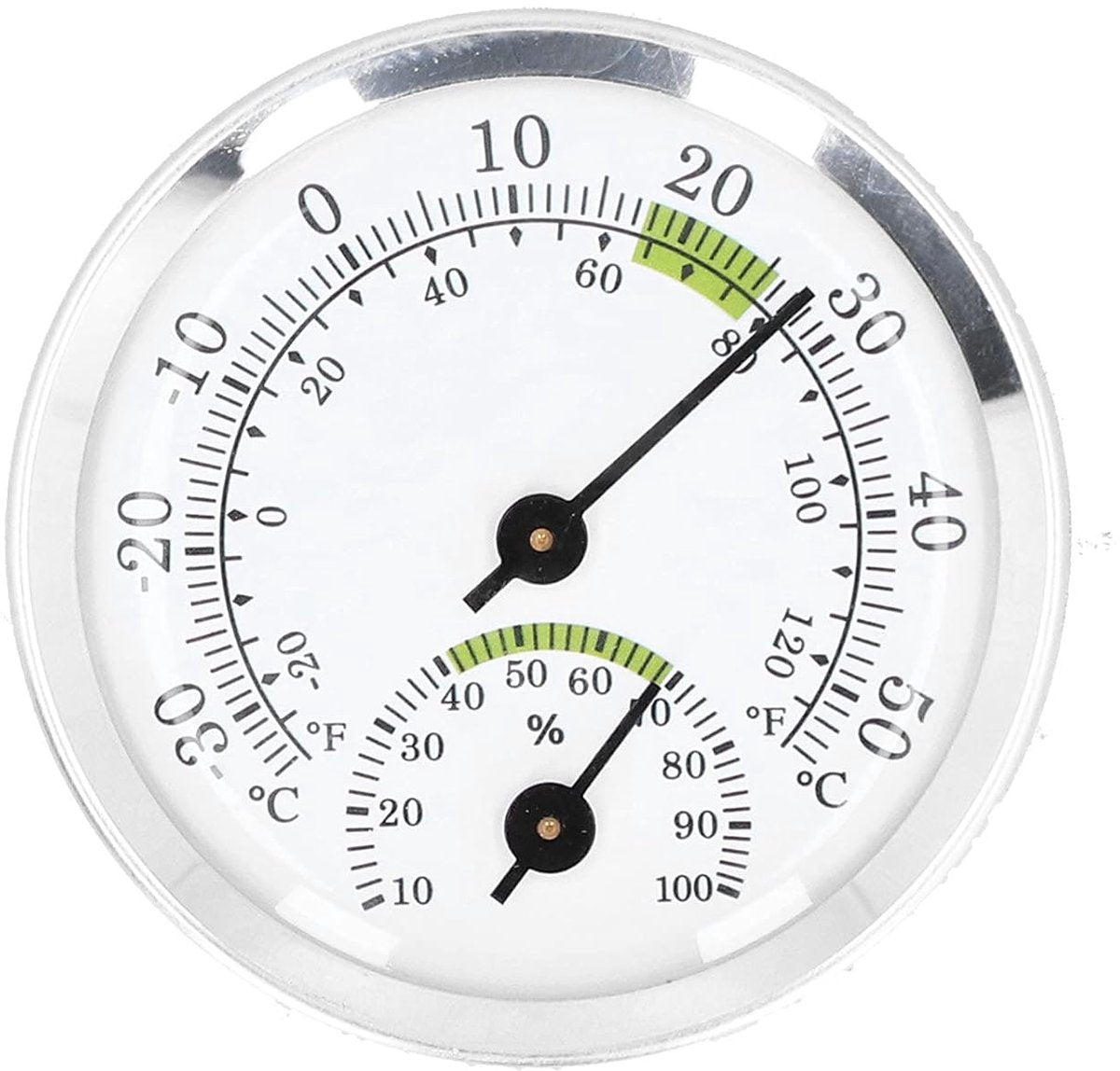 Dial Thermometer-Hygrometer Mini - -30~50 degrees C - For Refrigerator & Cigar Box V1188-MS101-01044-1