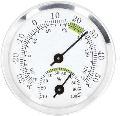 Dial Thermometer-Hygrometer Mini - -30~50 degrees C - For Refrigerator & Cigar Box V1188-MS101-01044-1