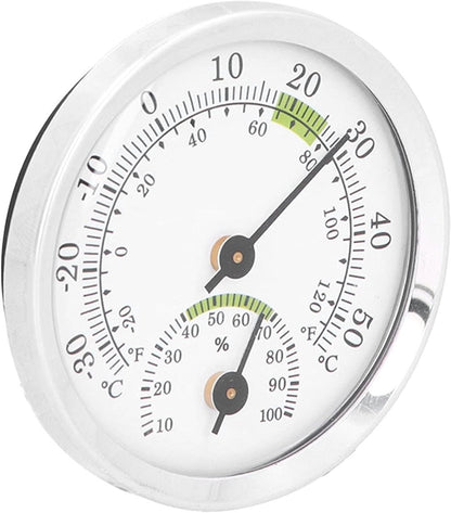 Dial Thermometer-Hygrometer Mini - -30~50 degrees C - For Refrigerator & Cigar Box V1188-MS101-01044-1