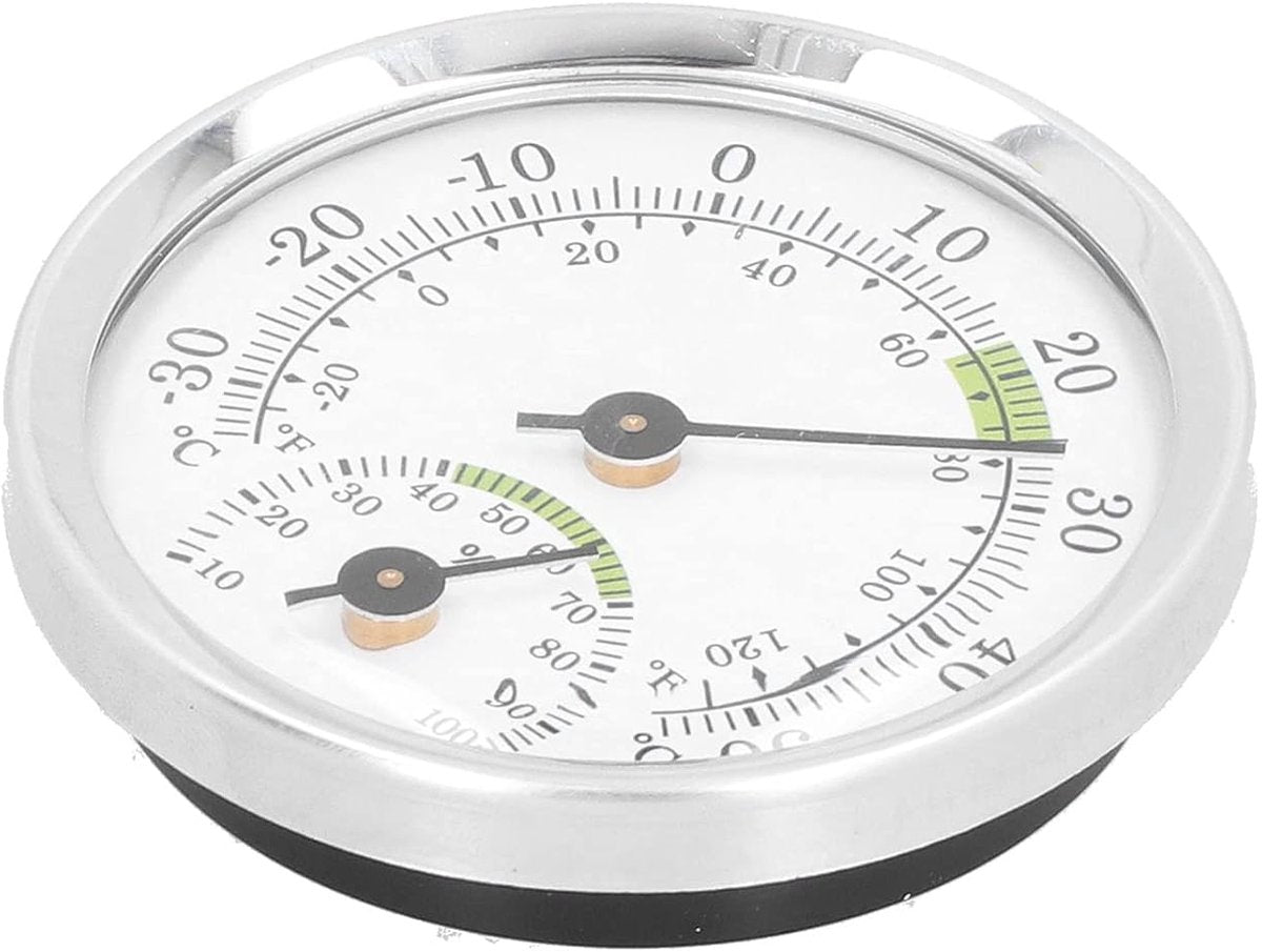 Dial Thermometer-Hygrometer Mini - -30~50 degrees C - For Refrigerator & Cigar Box V1188-MS101-01044-1