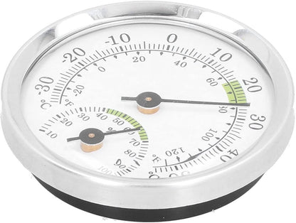 Dial Thermometer-Hygrometer Mini - -30~50 degrees C - For Refrigerator & Cigar Box V1188-MS101-01044-1