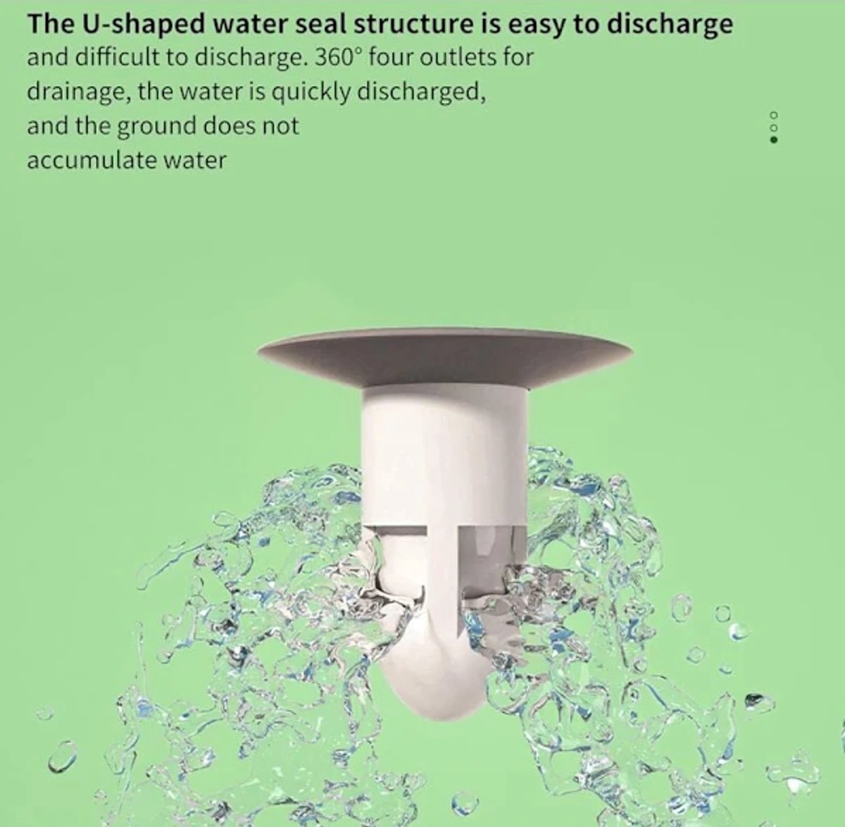 Non-return valve - Odor-proof, for shower/washbasin/kitchen V1188-MS101-01045-1