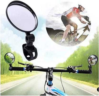 Motorcycle rearview mirror - bicycle rearview mirror 360-degree rotatable auxiliary convex mirror - bicycle V1188-MS101-01046-1