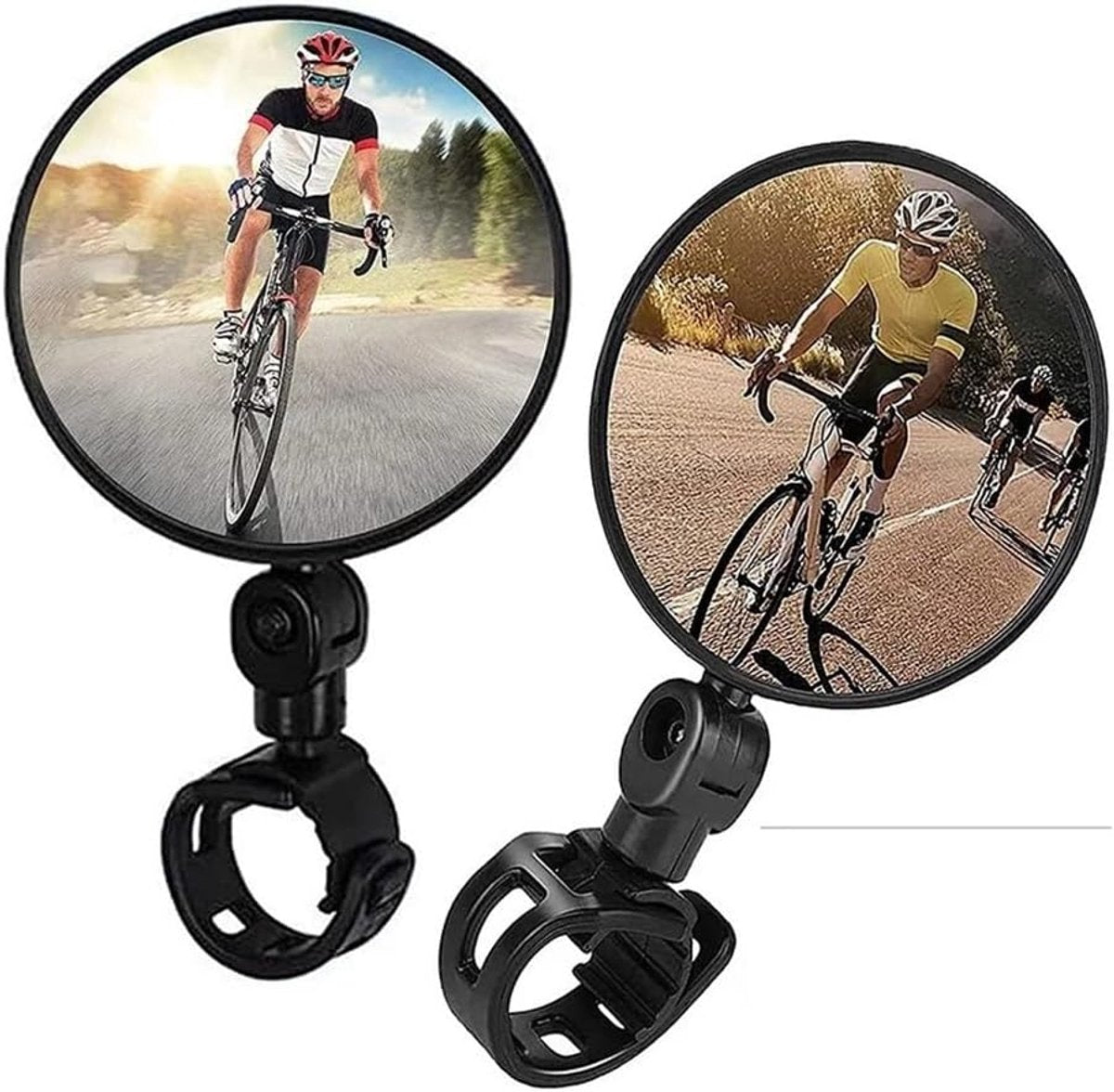 Motorcycle rearview mirror - bicycle rearview mirror 360-degree rotatable auxiliary convex mirror - bicycle V1188-MS101-01046-1