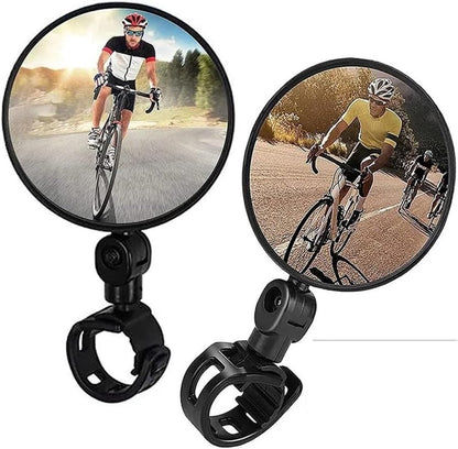 Motorcycle rearview mirror - bicycle rearview mirror 360-degree rotatable auxiliary convex mirror - bicycle V1188-MS101-01046-1