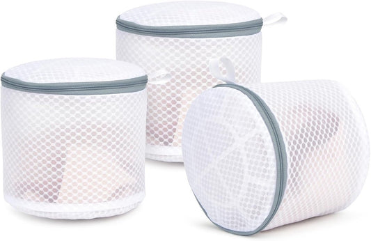 Set of 3 mesh laundry bags - Suitable for washing delicate garments - Mesh laundry bags for bras with hanging V1188-MS101-01051-1