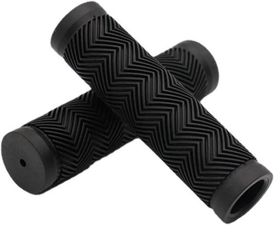 Bicycle handlebar grips - 90 mm long - suitable for bicycles, mountain bikes, beach cruisers, scooters, and V1188-MS101-01053-1