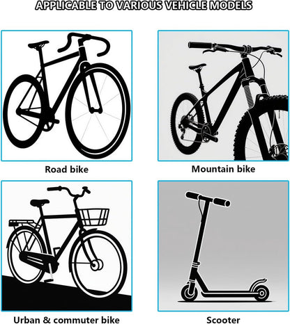 Bicycle handlebar grips - 90 mm long - suitable for bicycles, mountain bikes, beach cruisers, scooters, and V1188-MS101-01053-1