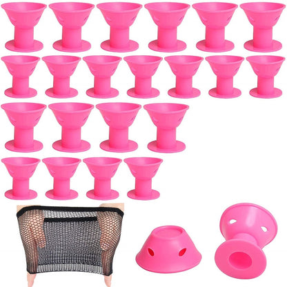 Curlers 40-piece - Pink, 20 large + 20 small curling brushes V1188-MS101-01055-1