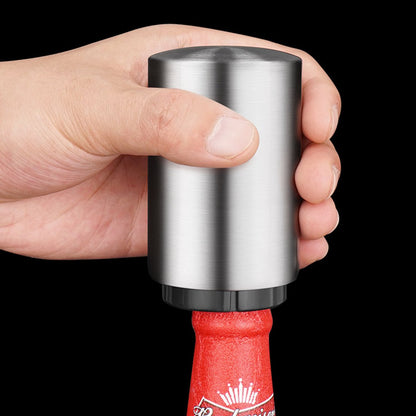 Automatic Corkscrew - Push System, Stainless Steel Color V1188-MS101-01056-1