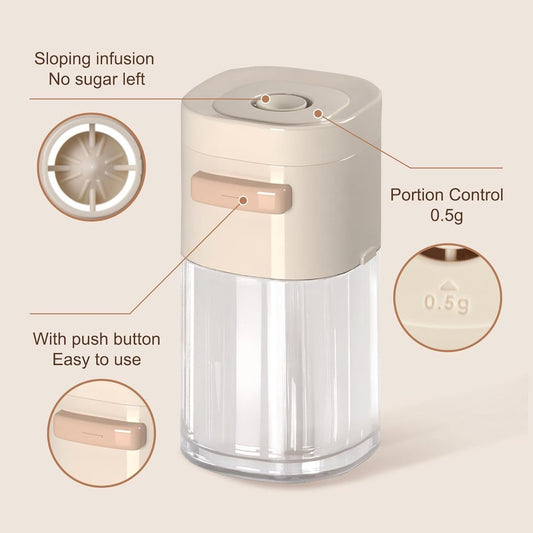 6.4 oz shaker with lid - suitable for kitchen spice tools V1188-MS101-01063-1