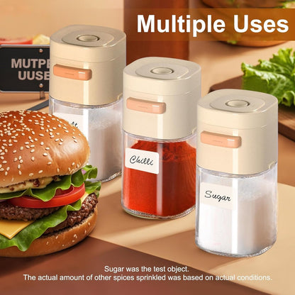6.4 oz shaker with lid - suitable for kitchen spice tools V1188-MS101-01063-1