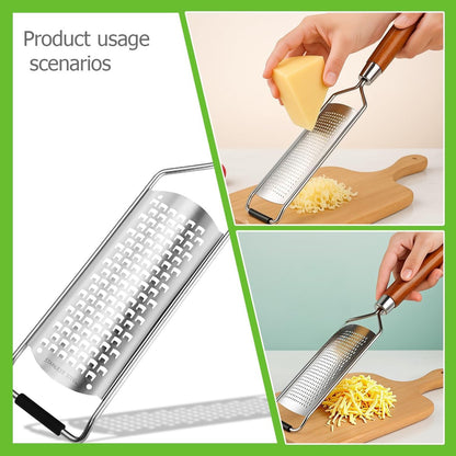 Cheese grater - Grater with handle - Easily grates lemons, vegetables, and cheese - Convenient to use V1188-MS101-01064-1