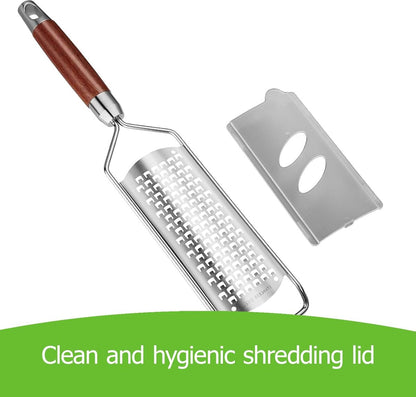 Cheese grater - Grater with handle - Easily grates lemons, vegetables, and cheese - Convenient to use V1188-MS101-01064-1