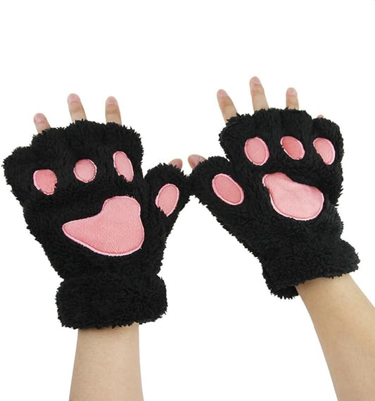 gloves-winter gloves-half-finger gloves - Extra thick men's gloves-women's gloves-warm gloves for women and V1188-MS101-01086-1