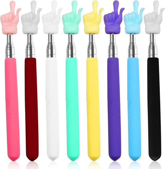5 pieces telescopic pointer for teachers, extendable hand pointer, finger pointer stick, mini retractable V1188-MS101-01092-1
