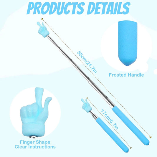 5 pieces telescopic pointer for teachers, extendable hand pointer, finger pointer stick, mini retractable V1188-MS101-01092-1