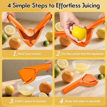 Manual Lemon Juicer - User-friendly, sturdy, for lemons/oranges V1188-MS101-01093-1