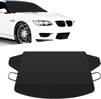 Car Window Protection - Windproof and Snowproof - 600D Oxford Fabric Windscreen Protection - Universal Type - V1188-MS101-01094-1