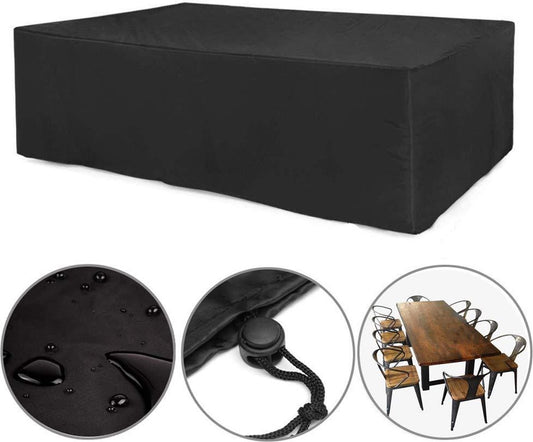 Garden furniture cover - waterproof - durable - 210D Oxford cloth - 240*140*90cm - black - outdoor - V1188-MS101-01116-1