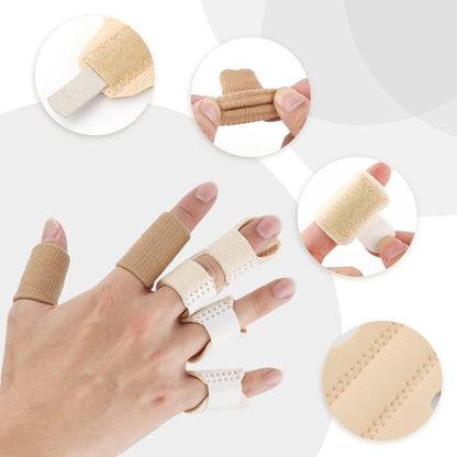 Finger Brace - Finger Splint - Adjustable - Bendable - One Size - Suitable for All Fingers - Finger V1188-MS101-01130-1