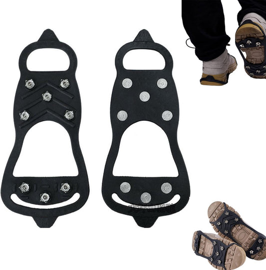 Shoe Covers - Crampons - Anti-slip - Crampons for Hiking Boots - Shoe Spikes - Crampons - For Women or Men - V1188-MS101-01157-1