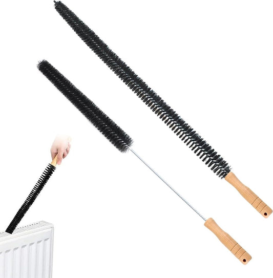 Radiator Brush - 2 Pieces - Flexible Radiator Brush - Dust-Binding Brush - Heating Cleaning Brush/Rapid Brush V1188-MS101-01159-1