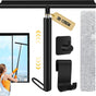 Extendable Shower Squeegee - Up to 120 CM - With Hanging Hook and Squeegee Cloth - Floor Squeegee / Window V1188-MS101-01194-1