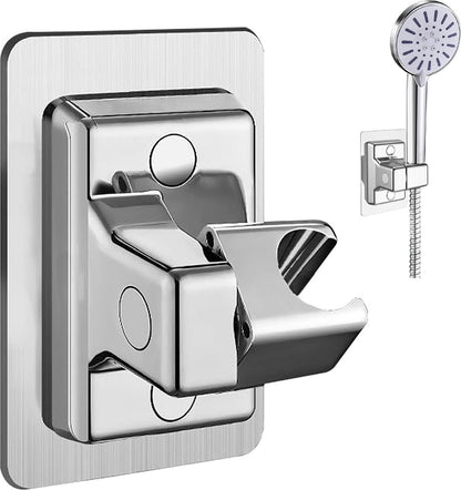 Shower Head Holder - 360 degrees Adjustable - Hand Shower Holder - Strong Paste - Water Resistant - No V1188-MS101-01210-1