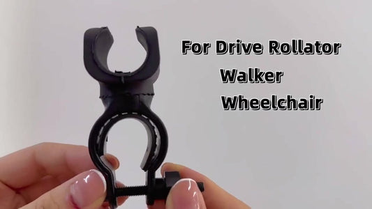 Cane Holder - Crutch Holder - 4 Pieces - For Mobility Scooter Wheelchair Bicycle Rollator - Crutch Holder - V1188-MS101-01233-1