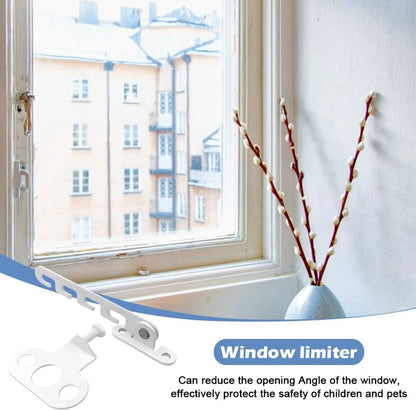 Pieces Window Stopper - Window Limiter - Window Security - Child Lock for Window - Window Tilt Regulator for V1188-MS101-01246-1