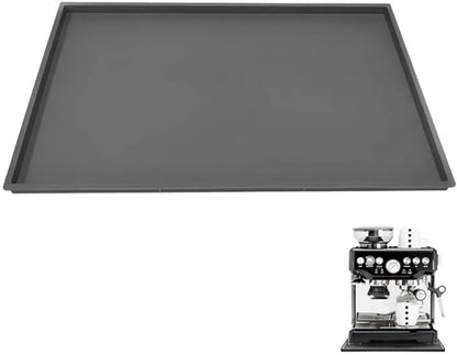 Silicone mat under coffee maker - 48x30cm - non-slip mat for coffee maker - barista accessories - grey V1188-MS101-01250-1