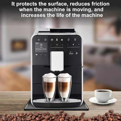 Silicone mat under coffee maker - 48x30cm - non-slip mat for coffee maker - barista accessories - grey V1188-MS101-01250-1