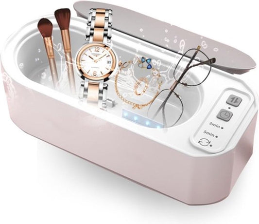 Ultrasonic Cleaner - 15 W - 360o - 50000 Hz - Cleaning Device for Glasses and Jewelry - USB Charging - For V1188-MS101-01273-1